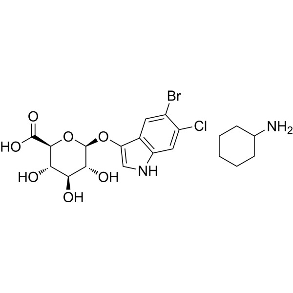 Magenta-β-D-GlcA (5-Bromo-6-chloro-3-indolyl β-D-glucuronide cyclohexylammonium) 144110-43-0